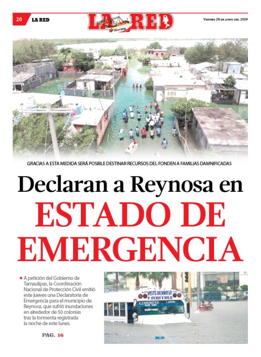 Declaran A Reynosa Estado De Emergencia La Red De Altamira