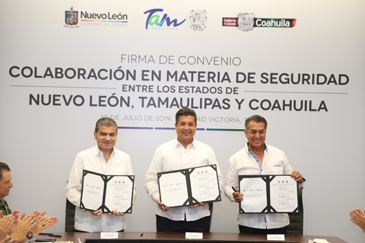 COPIA TAM-119-2019.-Firman Tamaulipas, Coahuila y NL acuerdo inédito en materia de Seguridad Pública (3) - copia