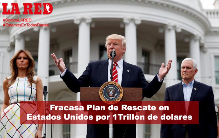 Fracasa plan de rescate en Estados Unidos por un trillon