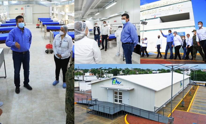 ENTREGA GOBERNADOR SEGUNDO HOSPITAL TEMPORAL COVID-19.