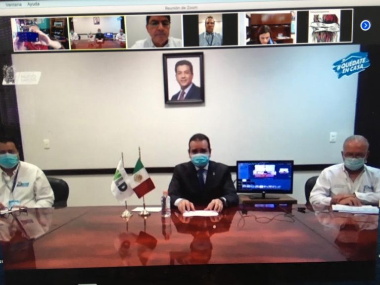 3 Alcalde Enrique Rivas en conferencia virtual con periodistas (2)