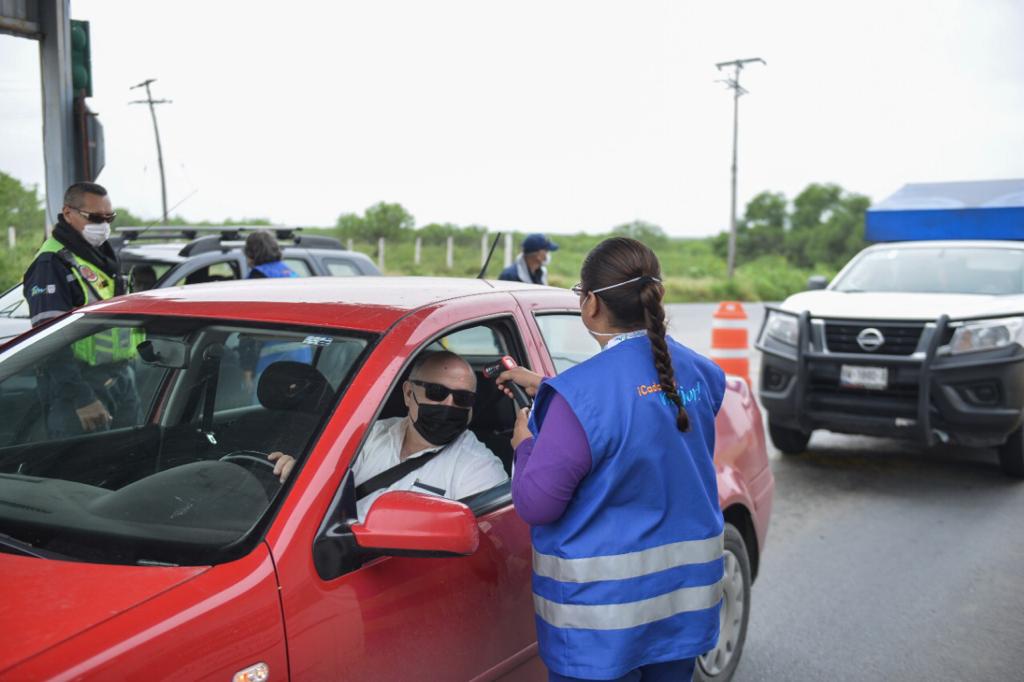 3 Refuerzan filtros sanitarios en Nuevo Laredo