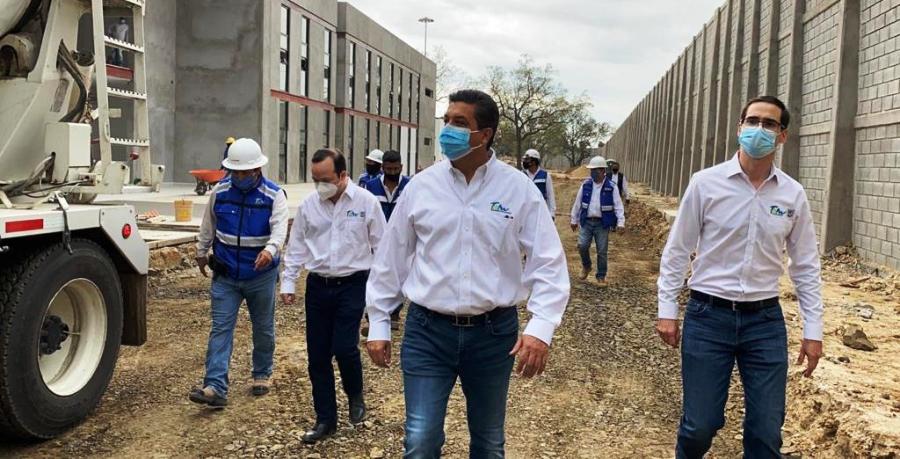 SUPERVISA FGCV AVANCE DE CONSTRUCCIÓN DEL COMPLEJO DE SEGURIDAD PÚBLICA EN ALTAMIRA