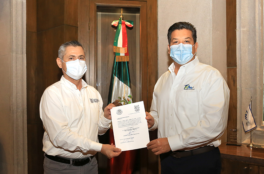 3 Gobernador entrega nombramiento a nuevo titular de Seguridad Pública en Tamaulipas
