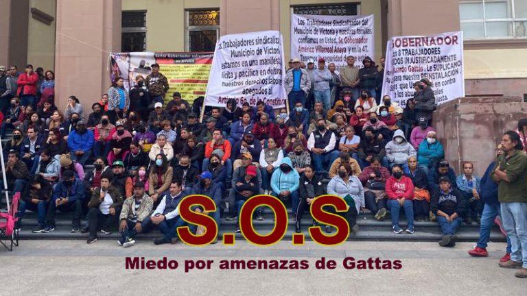 Miedo por amenazas de Gattas