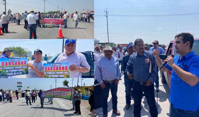 Alerta_ Circulación bloqueada por manifestación de agricultores a la