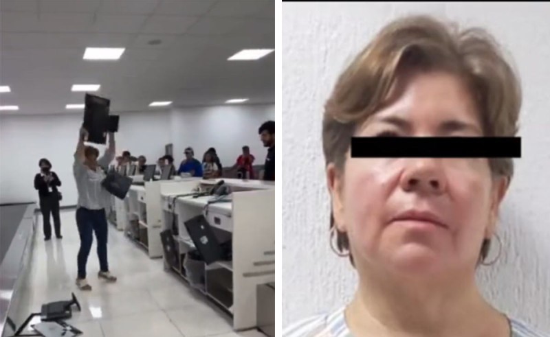 Identifican A Ladyaeropuerto Mujer Que Causó Destrozos En El Aicm La Red De Altamira 