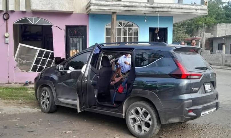 camioneta accidentada