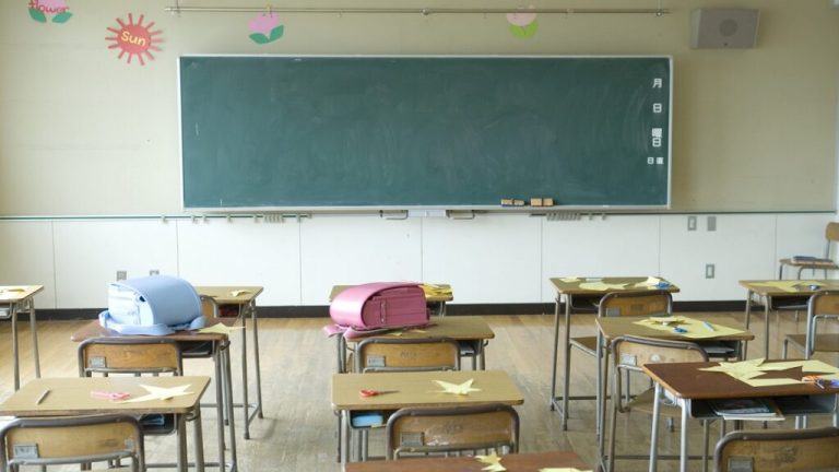 Empty classroom