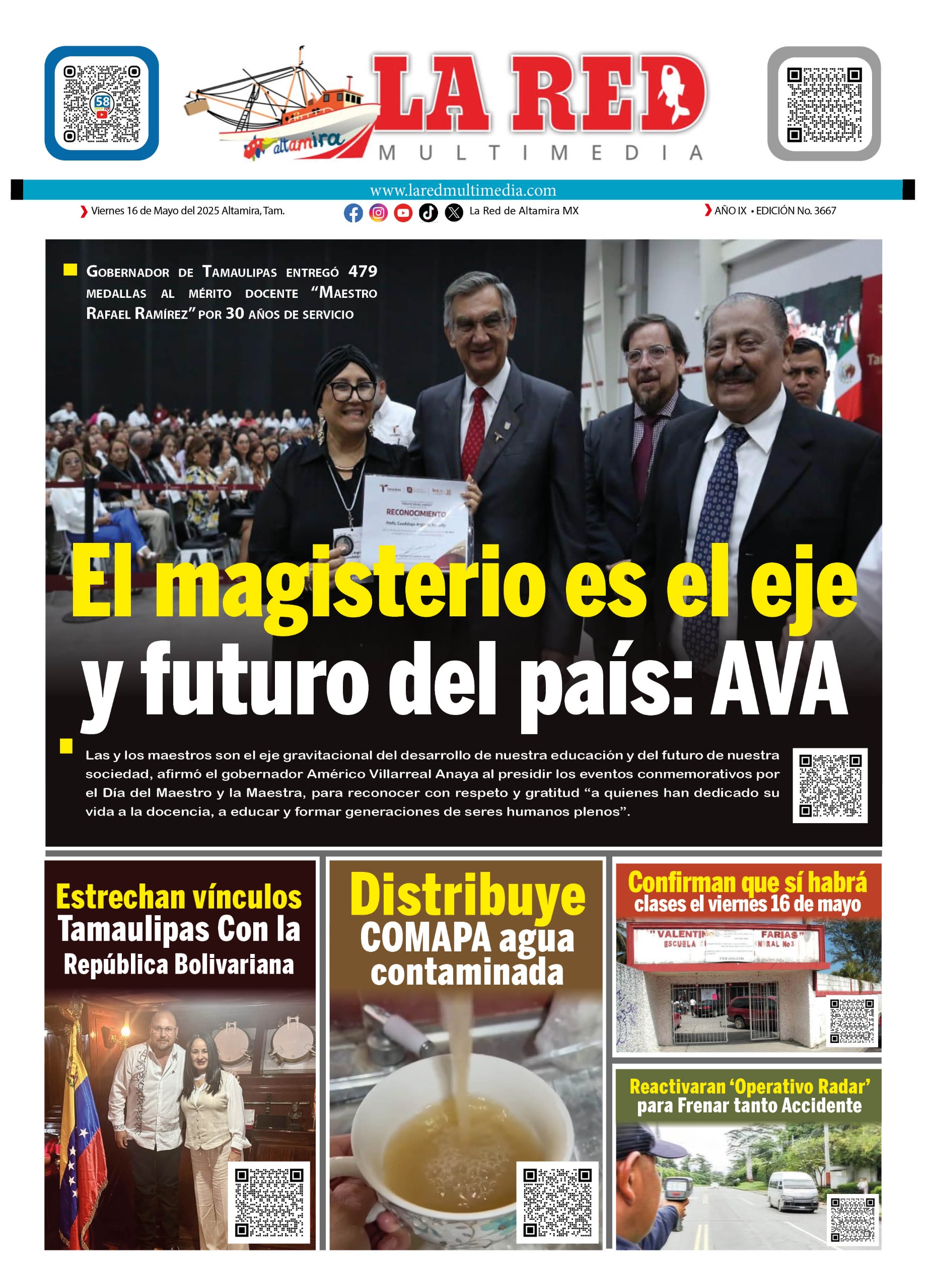 CONTRAPORTADA EL MAGISTERIO ES EL EJE