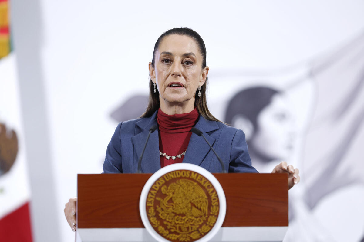 Rueda de prensa diaria de Claudia Sheinbaum en México